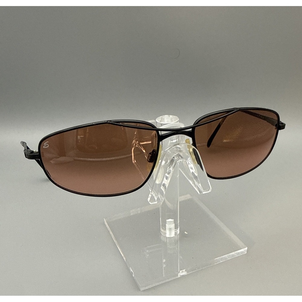 SERENGETI Velocity -6691 Titanium Sunglasses-Brown-Japan-Gradient Drivers- Rare